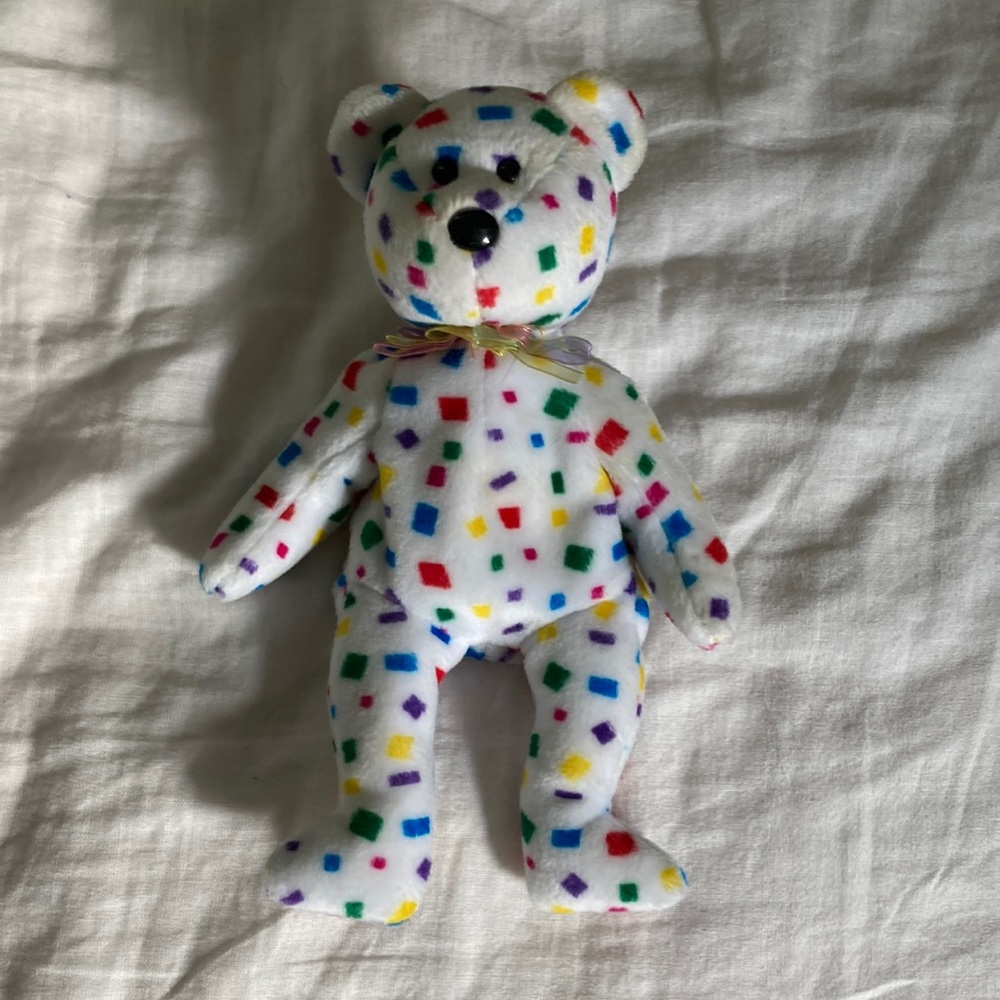 TY 2K Confetti Beanie Baby